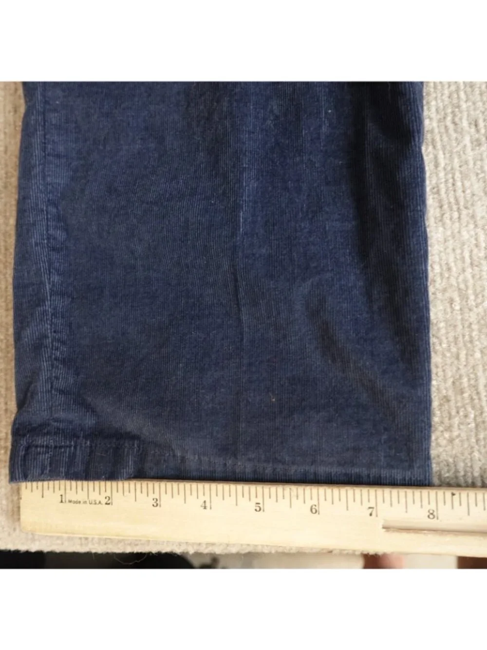Peter Millar Pants 44 x 32 Blue Corduroy Colt Tailored Fit MF24XB73